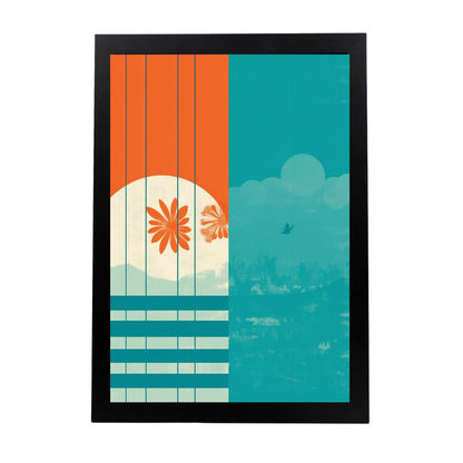 Póster Minimalista de Estilo Japonés