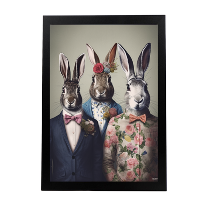 Póster de Moda Conejos