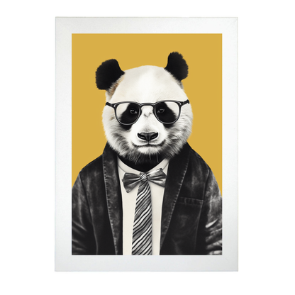 Póster de Moda Pandas Adorables