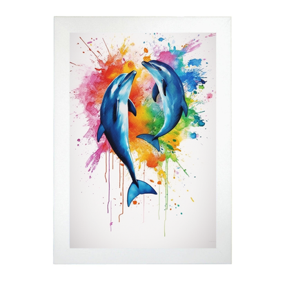 Póster de Moda de Delfines