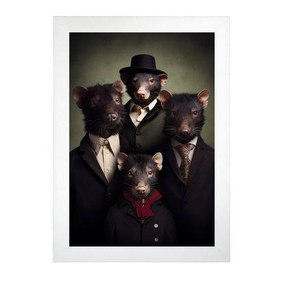 Póster de Moda Demonios de Tasmania