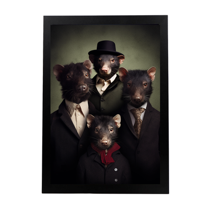 Póster de Moda Demonios de Tasmania