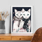 Póster de Moda con Gatos