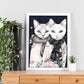 Póster de Moda con Gatos