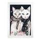 Póster de Moda con Gatos