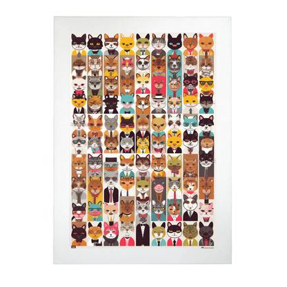 Póster de Moda Gatos