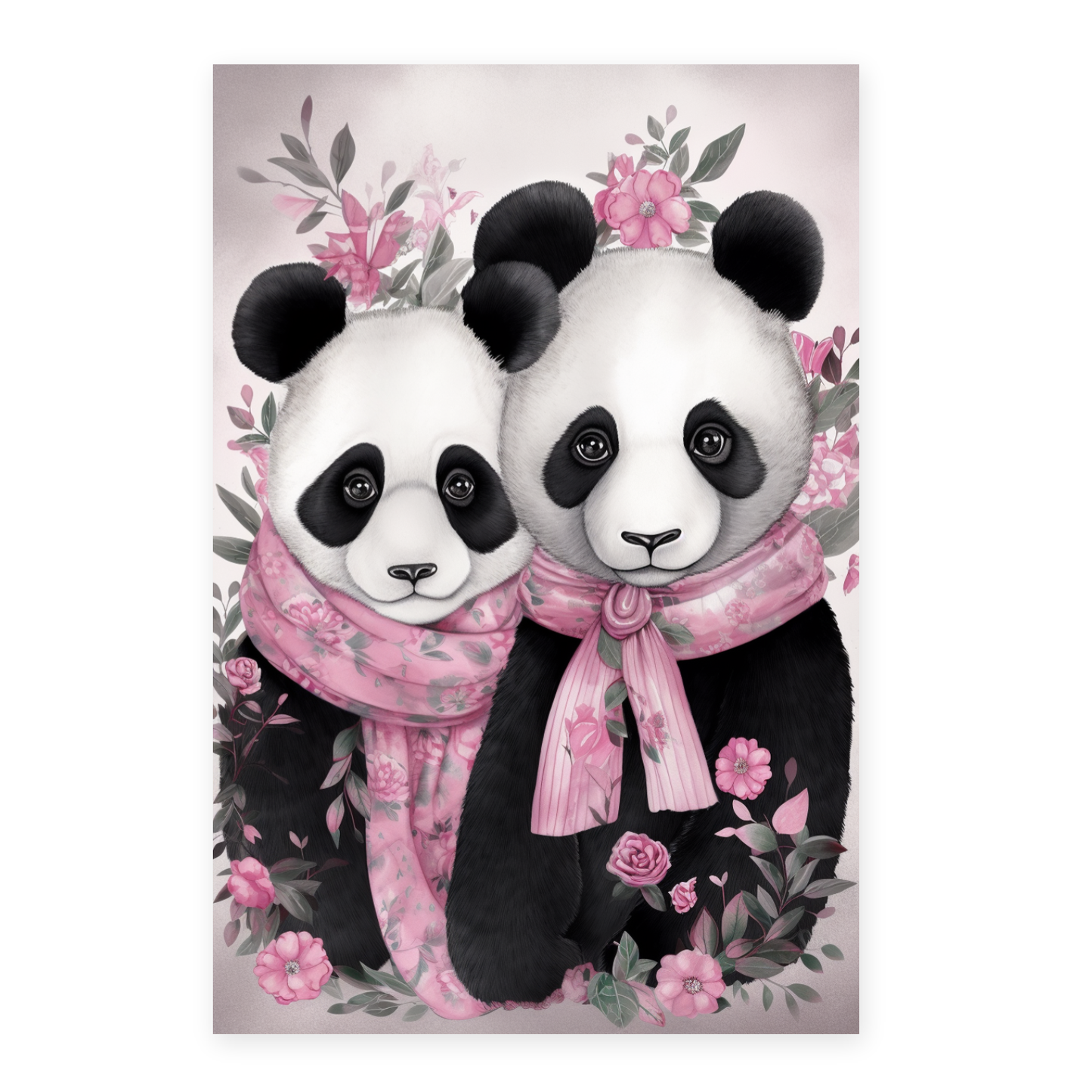 Póster de Moda de Pandas