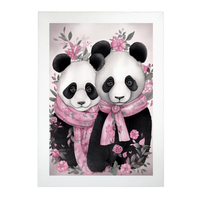 Póster de Moda de Pandas