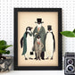 Póster de Moda Pingüinos