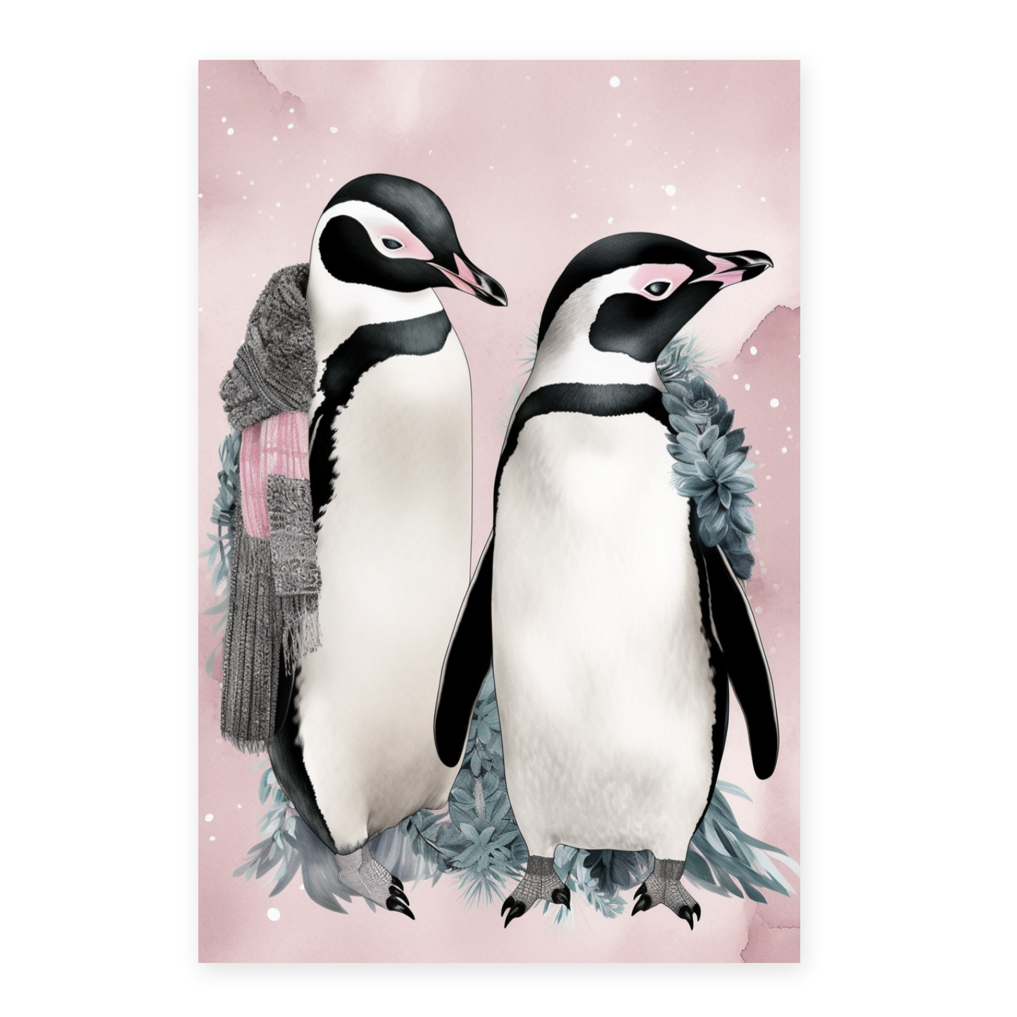 Lámina de Moda Pingüinos Cool