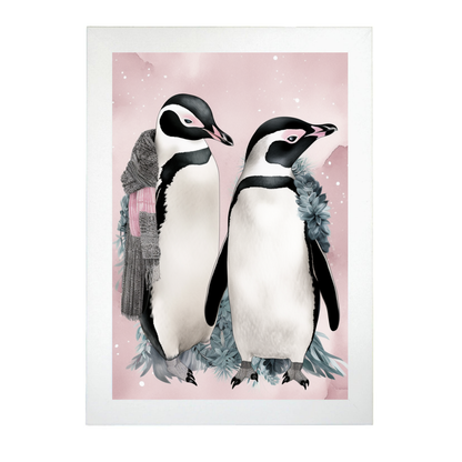 Lámina de Moda Pingüinos Cool