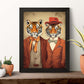 Póster de Moda con Tigres