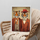 Póster de Moda con Tigres