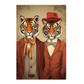 Póster de Moda con Tigres