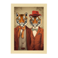 Póster de Moda con Tigres