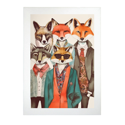 Póster de Moda Zorros en el Sitio Web