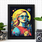 Póster Mujer Hermosa Serena