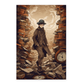 Póster Niño Sherlock Holmes con Reloj
