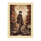 Póster Niño Sherlock Holmes con Reloj