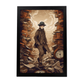 Póster Niño Sherlock Holmes con Reloj
