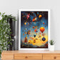 Póster "Objetos voladores en el futuro"