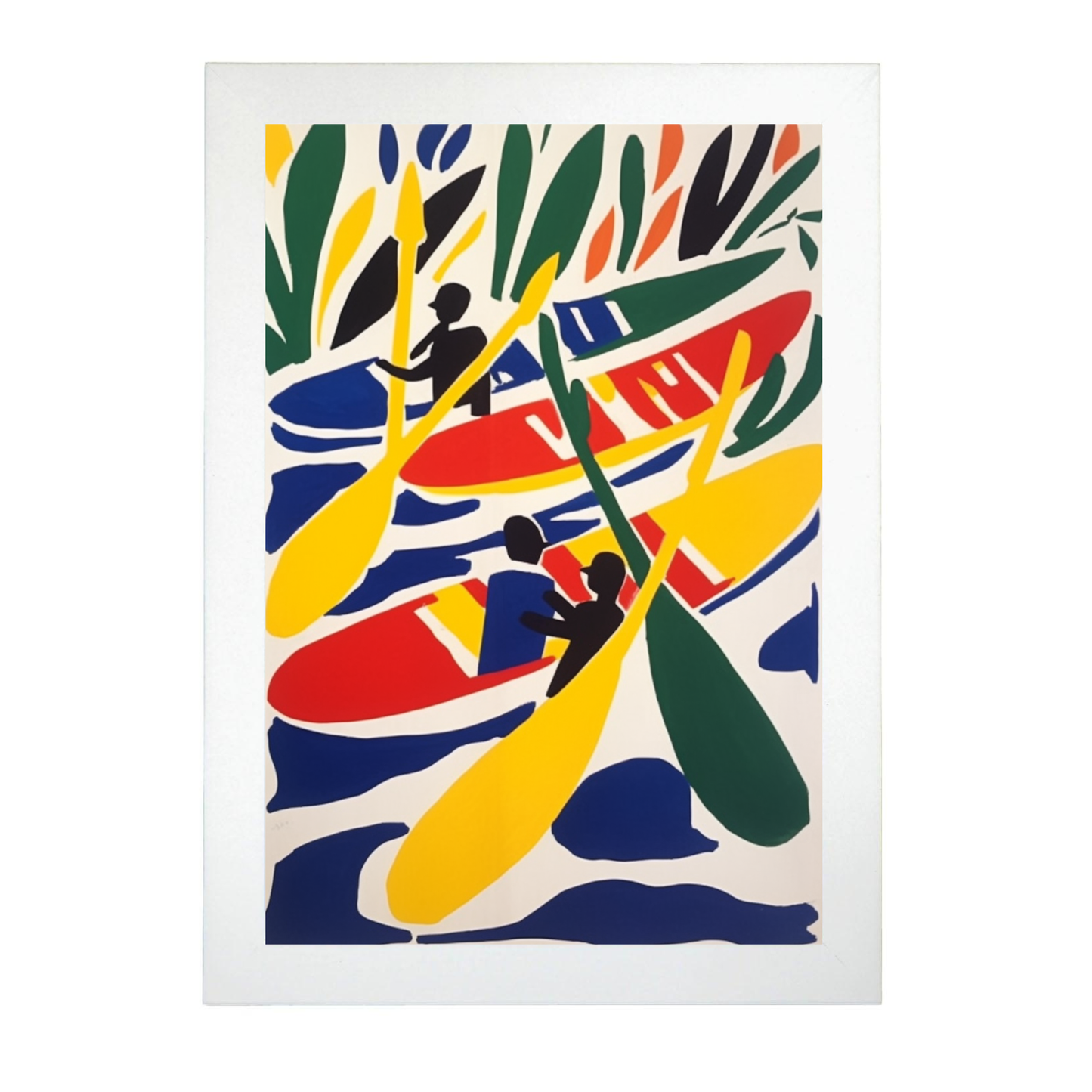 Póster Olímpico de Canoas Henri Matisse