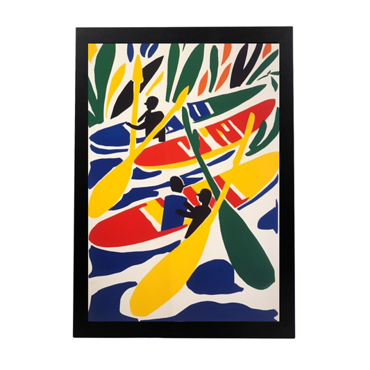 Póster Olímpico de Canoas Henri Matisse