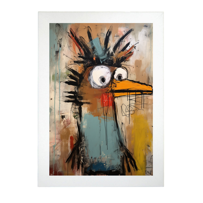 Póster Pájaro Feliz