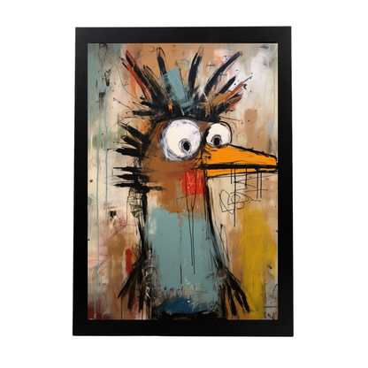 Póster Pájaro Feliz