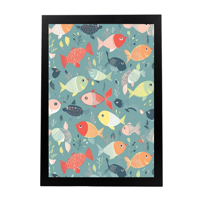 Póster de Patrón de Peces Variados