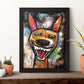 Póster de Perro Feliz Estilo Basquiat