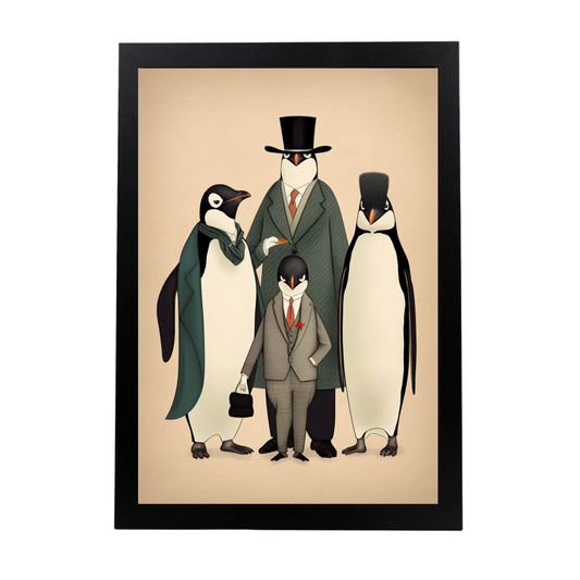 Póster de Pingüinos de Moda