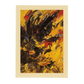 Póster de Pintura Abstracta Inspirada en la E
