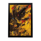 Póster de Pintura Abstracta Inspirada en la E