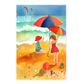 Póster de Playa Colorida