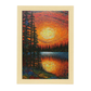 Póster: Atardecer en el lago