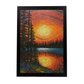 Póster: Atardecer en el lago