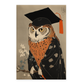 Lámina Ukiyo-e Lechuza Sabia Graduada