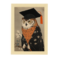 Lámina Ukiyo-e Lechuza Sabia Graduada