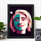 Póster Sonriente de Kurt Cobain