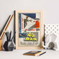 Poster vintage de 4D man. con imágenes vintage y de publicidad antigua.-Artwork-Nacnic-Nacnic Estudio SL