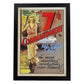 Poster vintage de 7 mandamientos. con imágenes vintage y de publicidad antigua.-Artwork-Nacnic-A3-Marco Negro-Nacnic Estudio SL