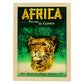 Poster vintage de Africa - Clipper. con imágenes vintage y de publicidad antigua.-Artwork-Nacnic-A4-Marco Madera clara-Nacnic Estudio SL