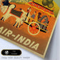Poster vintage de Air-India. con imágenes vintage y de publicidad antigua.-Artwork-Nacnic-Nacnic Estudio SL
