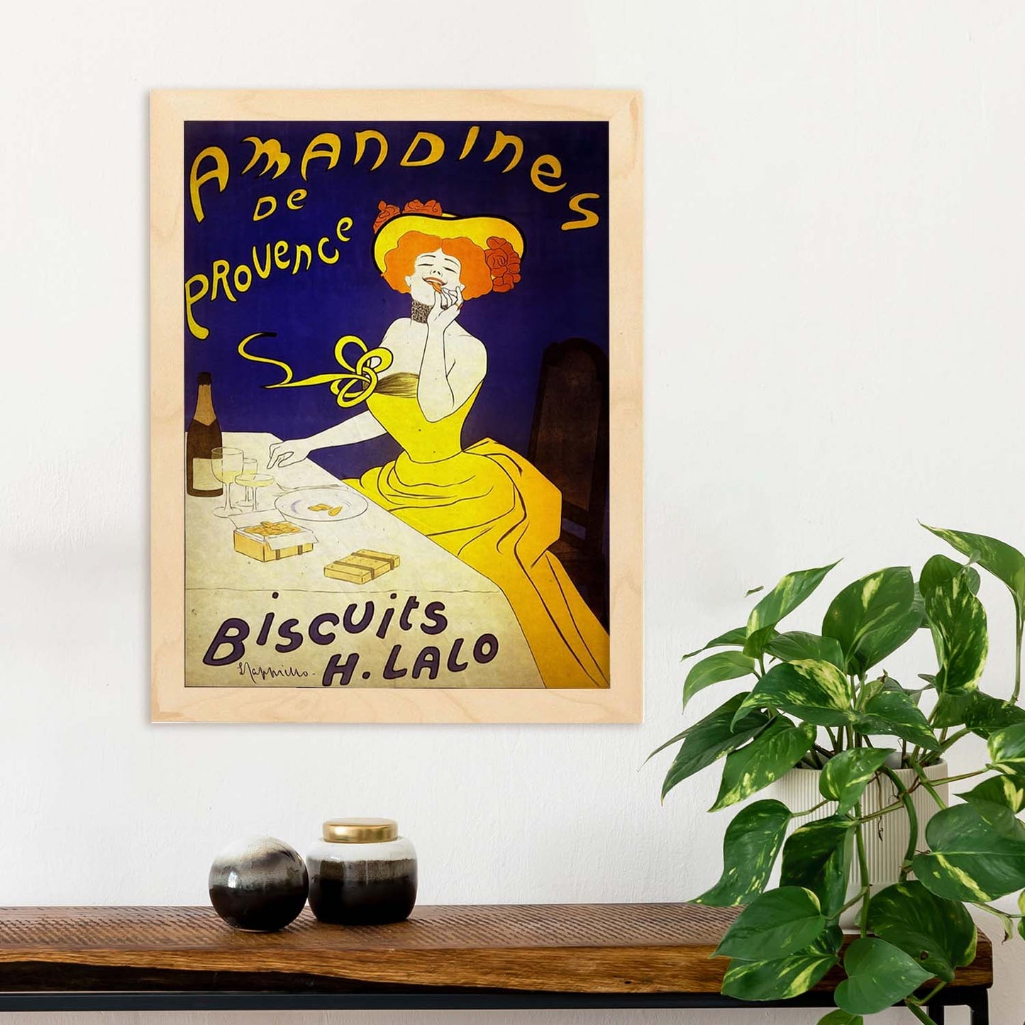 Poster vintage de Amandines. con imágenes vintage y de publicidad antigua.-Artwork-Nacnic-Nacnic Estudio SL