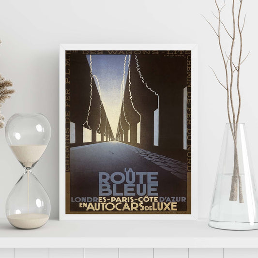 Poster vintage de Arboles de Paris. con imágenes vintage y de publicidad antigua.-Artwork-Nacnic-Nacnic Estudio SL