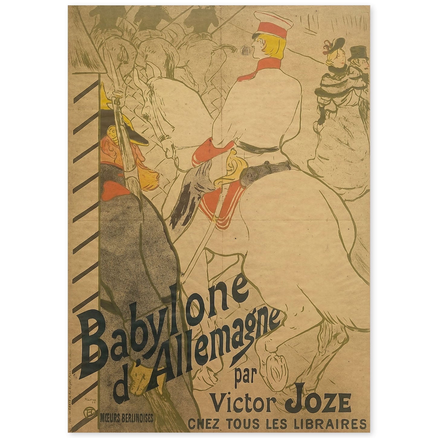 Poster vintage de Babilonia. con imágenes vintage y de publicidad antigua.-Artwork-Nacnic-A4-Sin marco-Nacnic Estudio SL