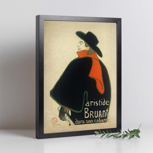 Poster vintage de Bruant. con imágenes vintage y de publicidad antigua.-Artwork-Nacnic-Nacnic Estudio SL