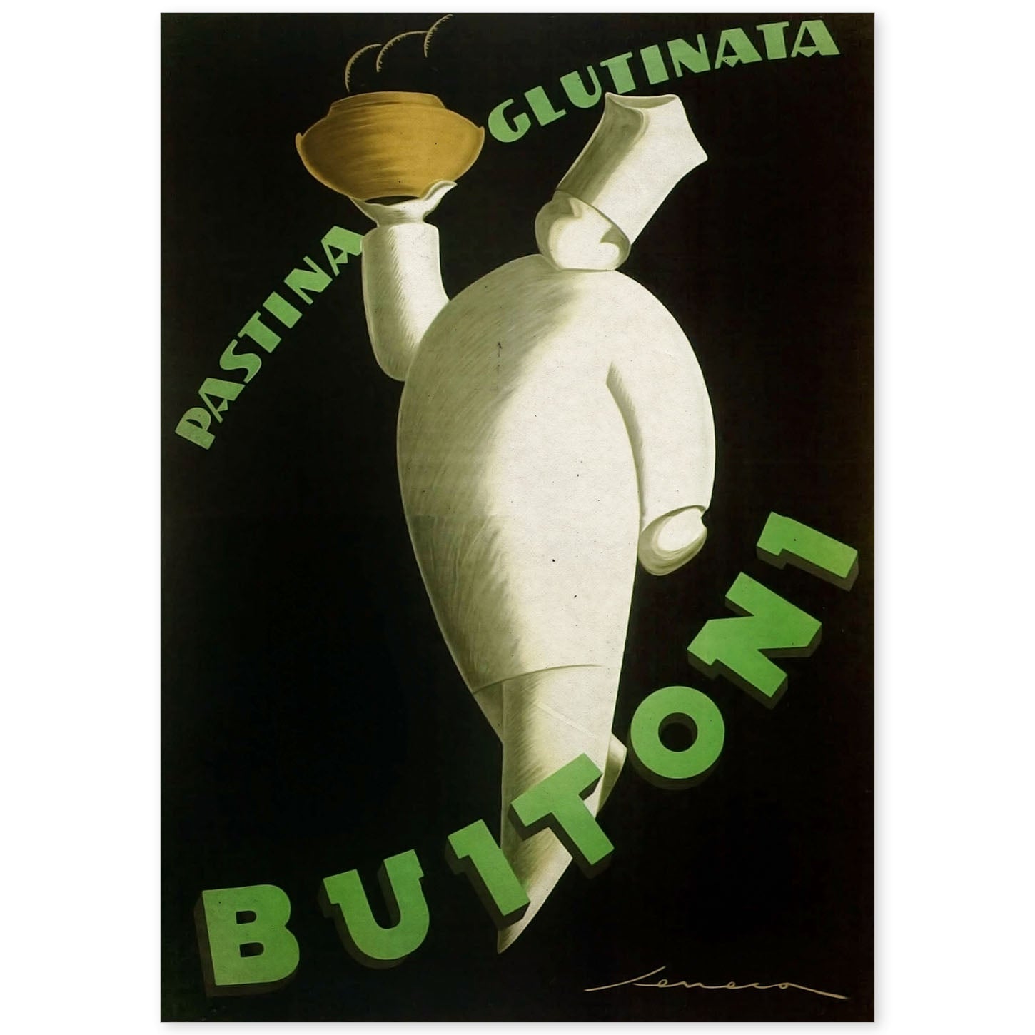 Poster vintage de Buitoni. con imágenes vintage y de publicidad antigua.-Artwork-Nacnic-A4-Sin marco-Nacnic Estudio SL