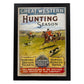 Poster vintage de Caza a caballo. con imágenes vintage y de publicidad antigua.-Artwork-Nacnic-A4-Marco Negro-Nacnic Estudio SL